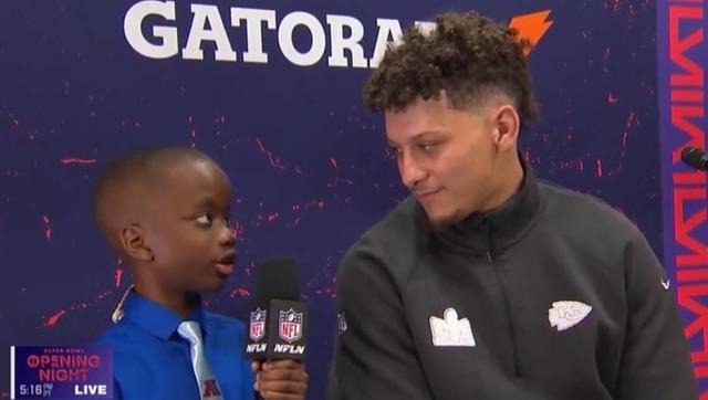 Even In Patrick Mahomes Biggest Moment Of The Week He Was Respectful And Gave A Genuine Interview To 11-Year Old Inspiring NFL Reporter Jeremiah Fennell Nothings Never Too Big For Him.