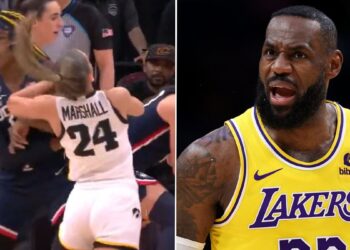 LeBron James FUMES over controversial UConn vs Iowa call