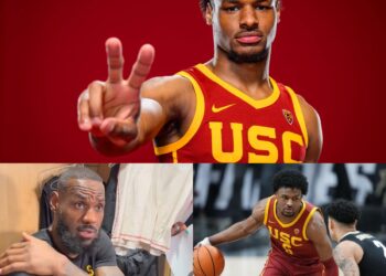 LeBron James denies reports that son Bronny may transfer from USC