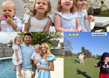 Patrick & Brittany Mahomes celebrate Easter with their two children