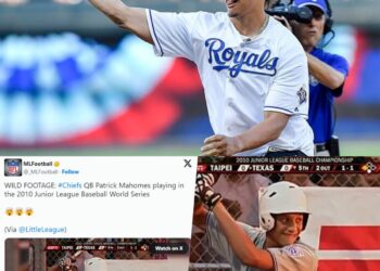 Footage of Patrick Mahomes playing baseball as a teenager 14 old  re-emerges