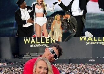 Patrick Mahomes and wife Brittany attend Morgan Wallen show in London