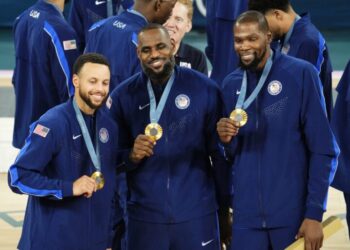 LeBron James named MVP of men’s basketball tournament at 2024 Paris Olympics