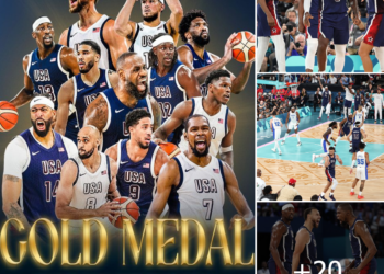 Team USA men’s basketball WINS the Olympic gold medal as LeBron James and Stephen Curry overwhelm France.