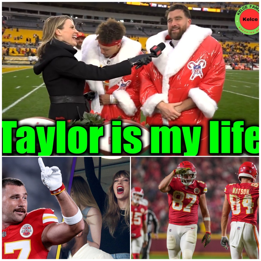 (Video) Travis Kelce Calls Name Girlfriend Taylor Swift After Chiefs’ Win Over Pittsburgh Steelers