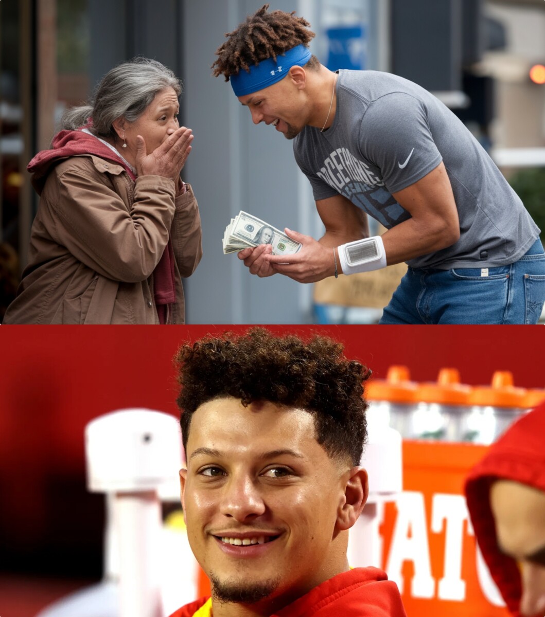 Patrick Mahomes Gave $10,000 to a Homeless Woman—What She Did Next Shocked Everyone!